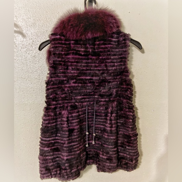 Daeho Real Fox Fur Vest - Picture 8 of 12